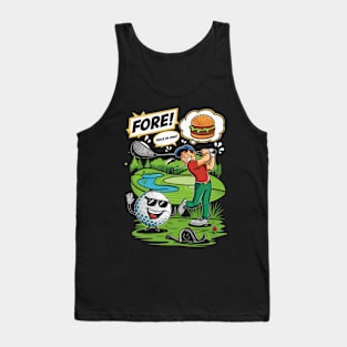 Fore! Fun Golf Adventure with a Hole in One! Tank Top